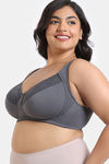 Zivame True Curv Double Layered Non Wired 3/4th Coverage Sag Lift Bra - Blackened Pearl — thumbnail 3